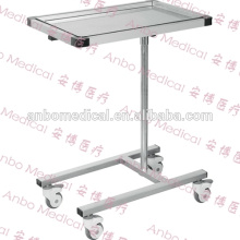 Table d&#39;instrument médical médical en acier inoxydable